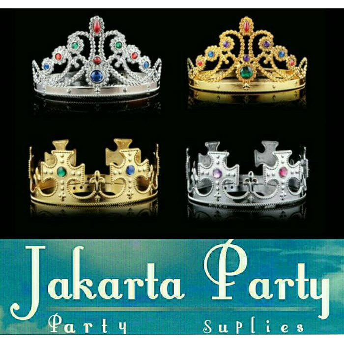 Silver Queen Crown #1 / Mahkota Ratu / Mahkota Pesta / Mahkota Ultah