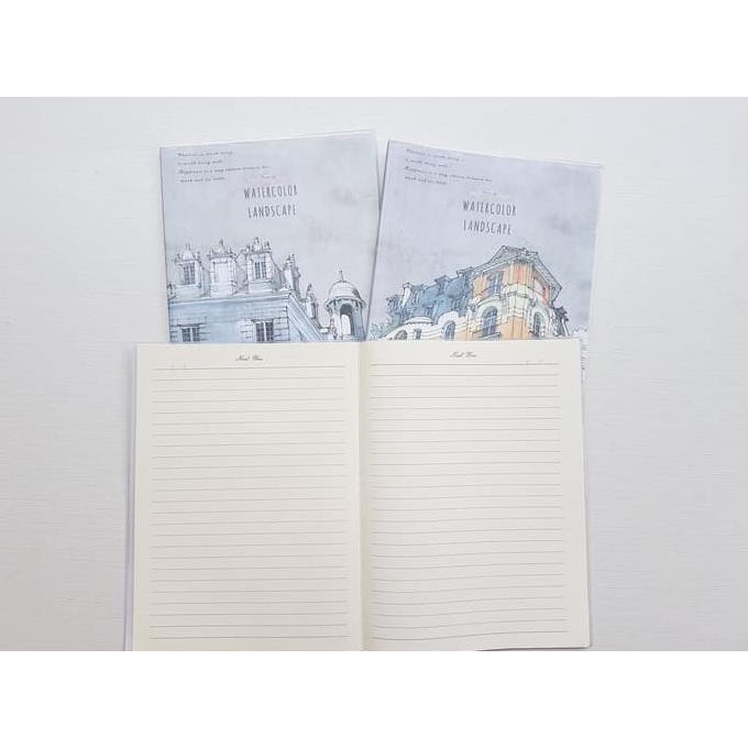 

BARU Buku Tulis B5 Bersampul Watercolor Landscape