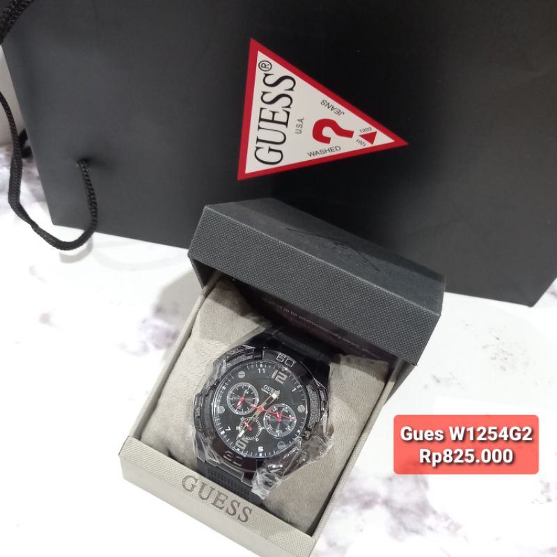 (Toko Ricoh) Guess W1254G2 Free Kotak Pupper Bag