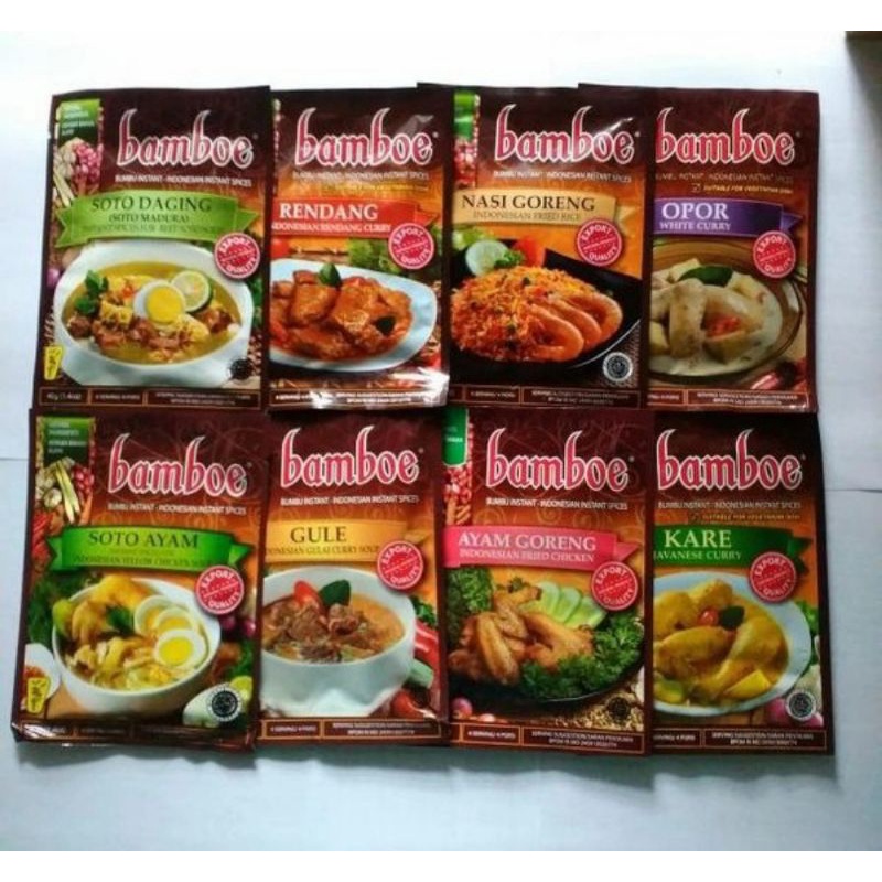 

BAMBOE bumbu masak instan