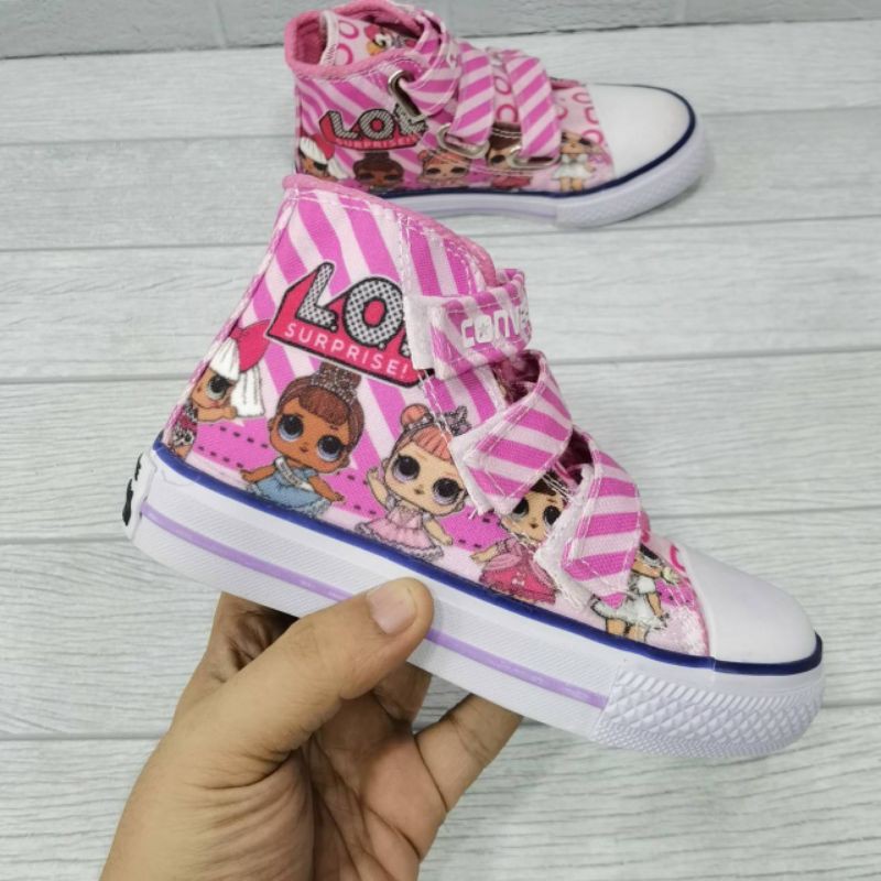SEPATU ANAK KIDS CONVERSE ALL STAR MOTIF LOL SURPRISE