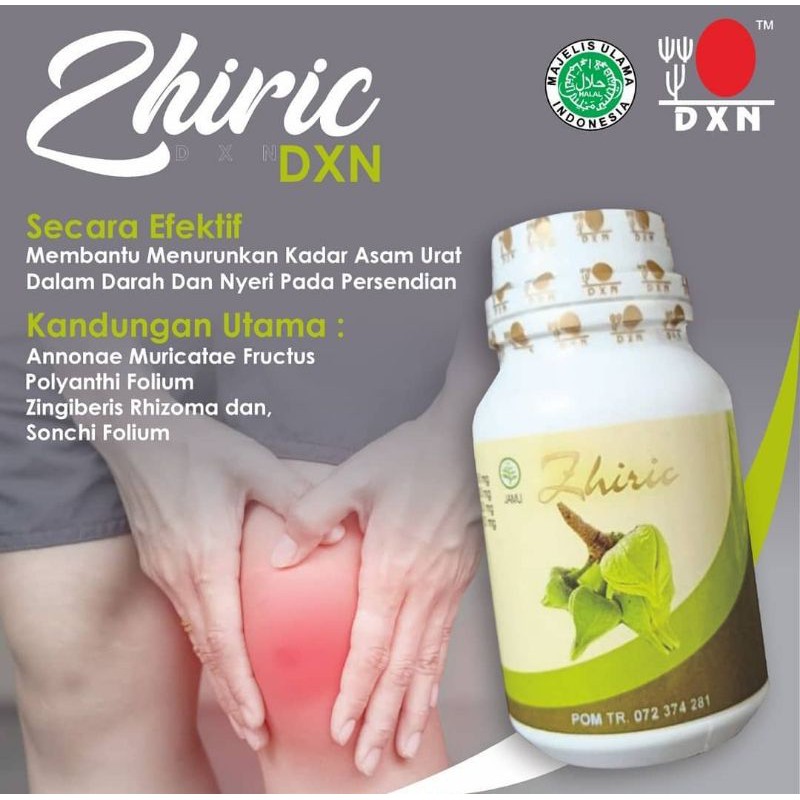 OBAT ASAM URAT AMPUH ZHIRIC DXN 90