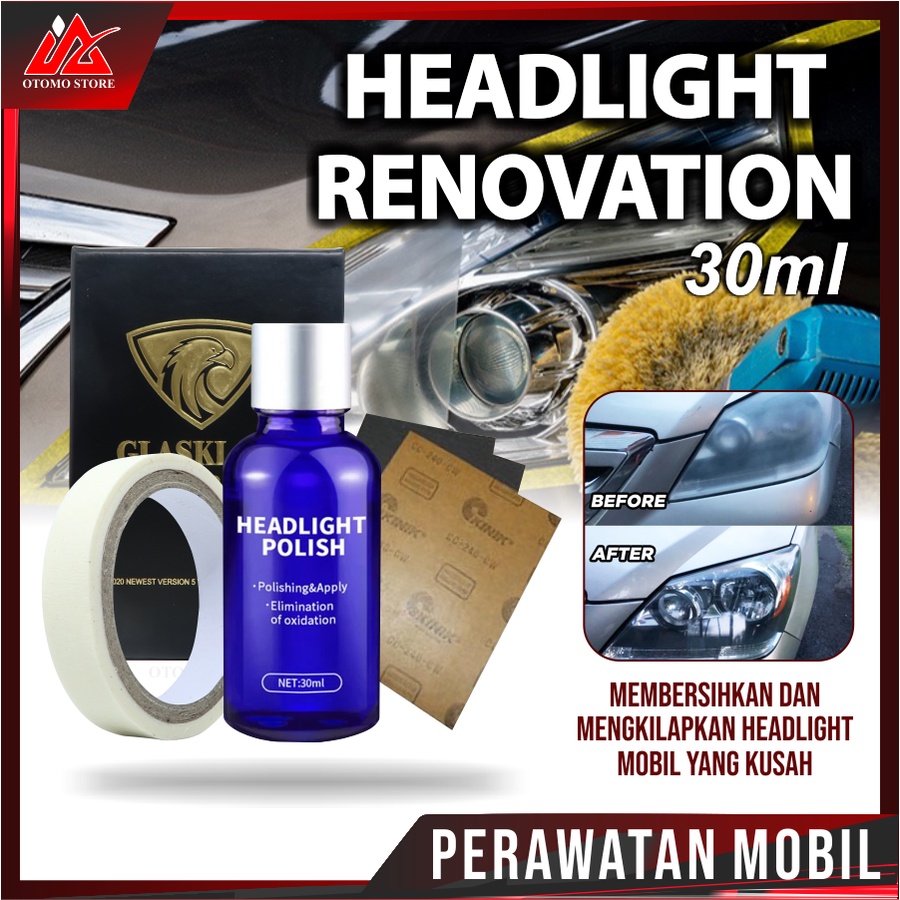 SHIELD 10H HEADLIGHT POLISH  Pengkilat Lampu Mobil Bikin Kinclong Seperti Baru Lagi Dan Anti Kusam