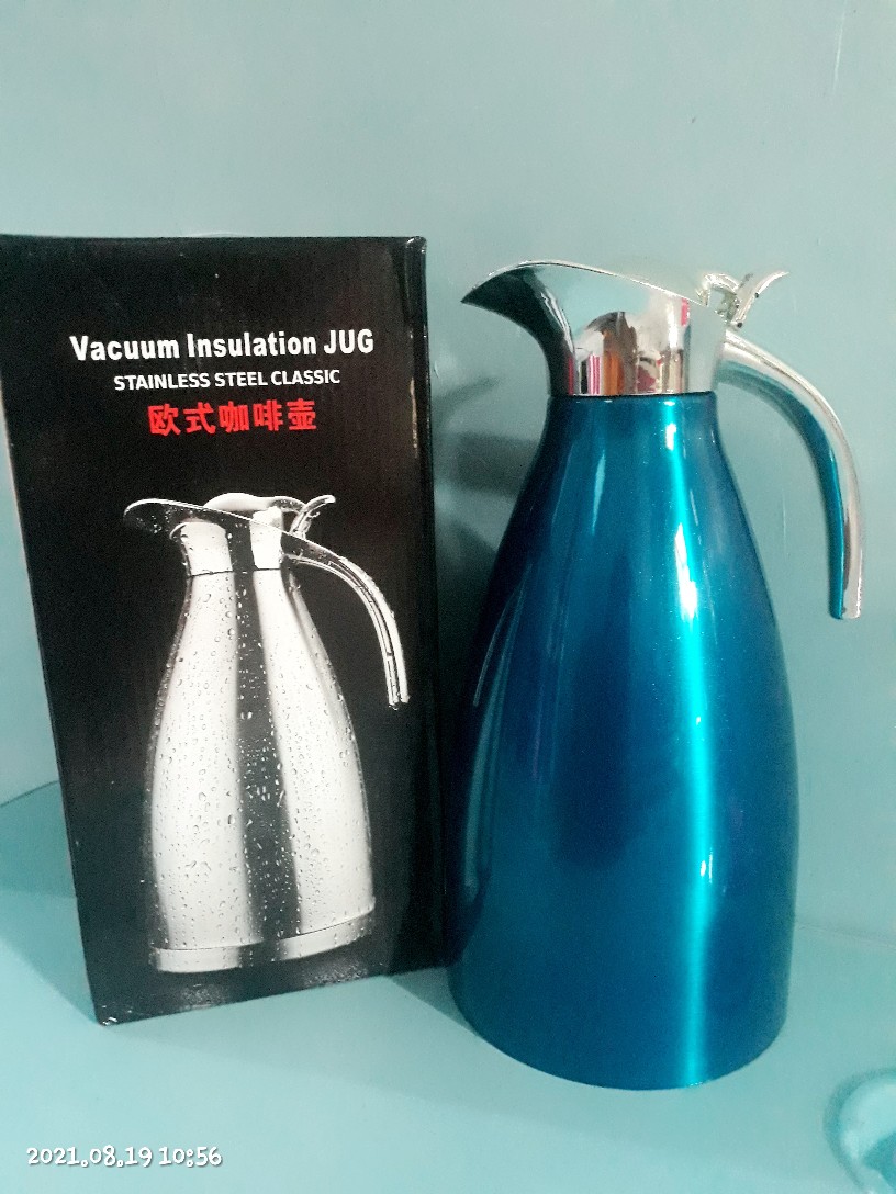 Teko Pinguin Stainless 2 Lt Heat Preservation 2000 Ml Termos Air Minum