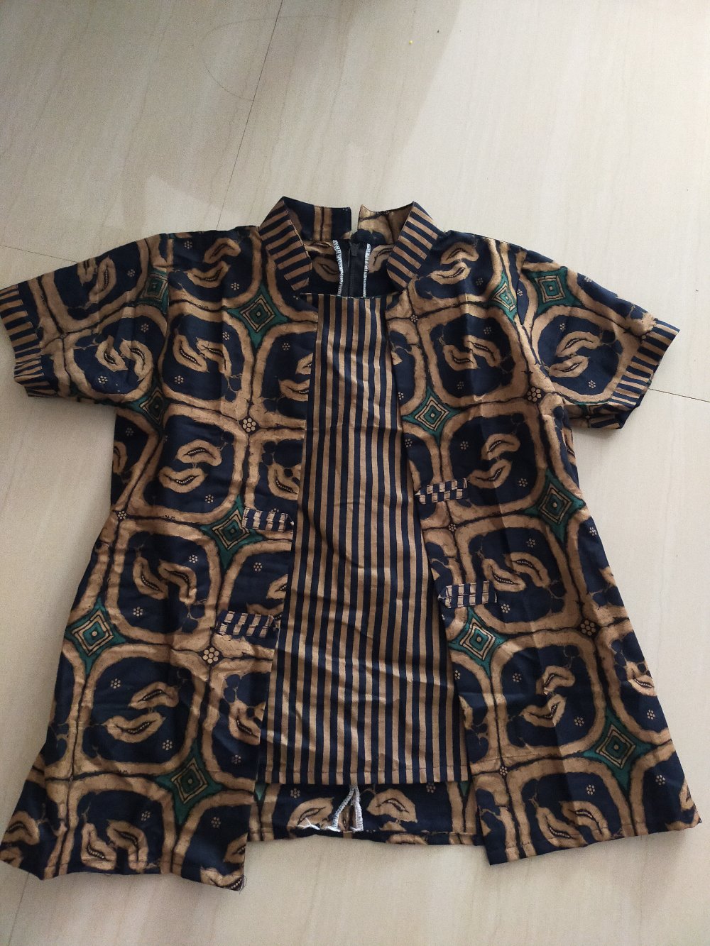 Atasan Batik Wanita Blouse Modern Tiga Model Lengan -pendek - 7/8 - Panjang S-m-l-xl-xxl-3l-4l-5l