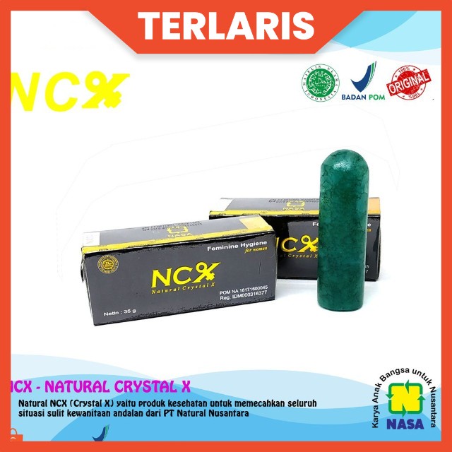 «270› Obat Kewanitaan Herbal Cristal-X NCX For Women Original PT.NASA 35 gr untuk Keputihan Parah