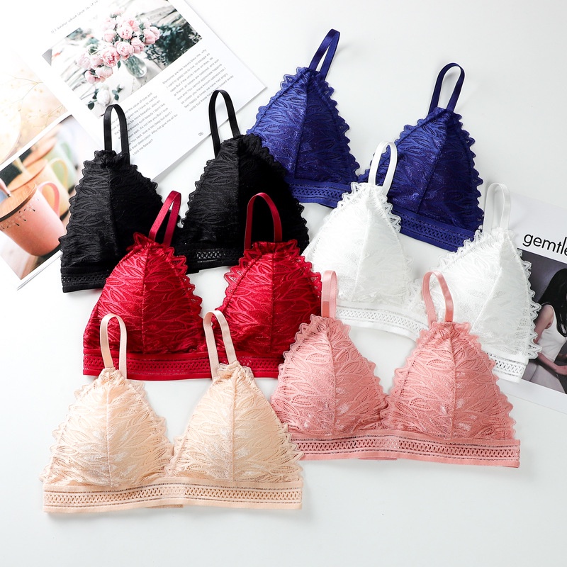 Victoria Bra Renda Wanita Import 1070