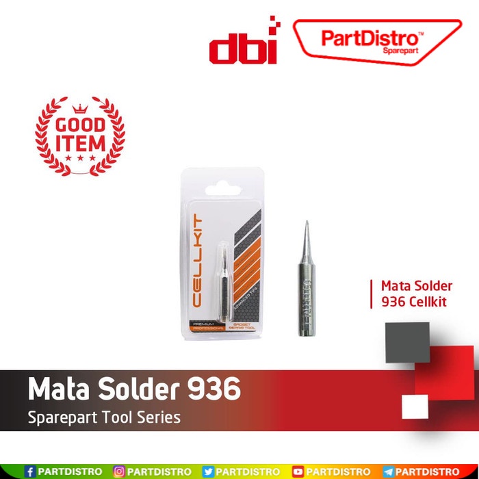 Mata Solder Station - Solder TIP Runcing CELLKIT 936