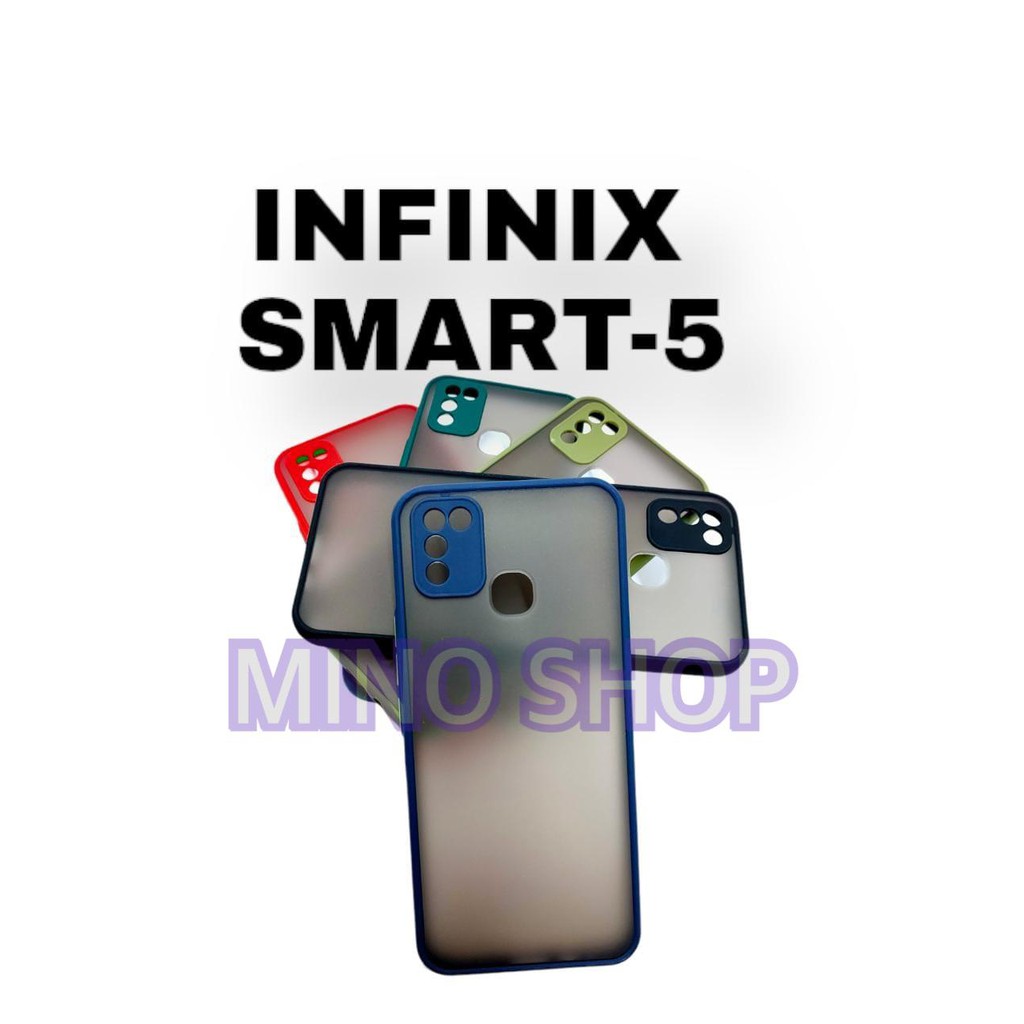 SOFTCASE INFINIX SMART 5 - HARDCASE DOVE MYCHOICE + PELINDUNG KAMERA - AERO CASE