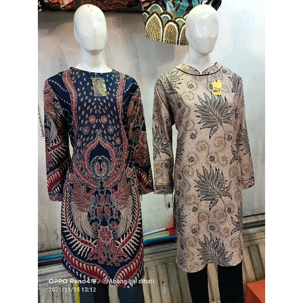 BATIK TUNIK PEREMPUAN MODEL TERBARU DAN TERKINI LD 96-120 SUPER JUMBO