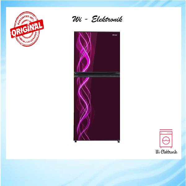 Kulkas 2 Pintu Sharp SJ 197ND VB VP Lemari Es 2Pintu SJ197ND SJ 197 ND