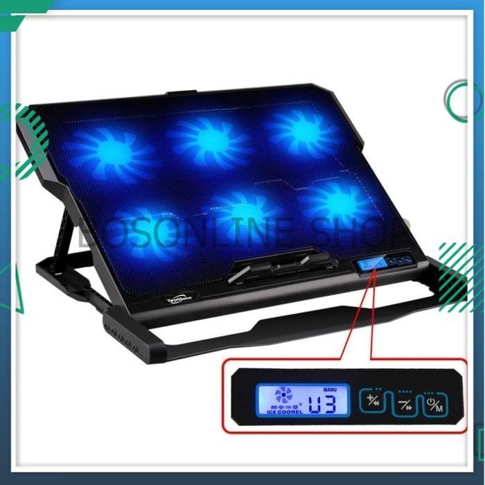 Stand Dudukan Laptop Macbook with Cooling Fan Kipas Pendingin Laptop