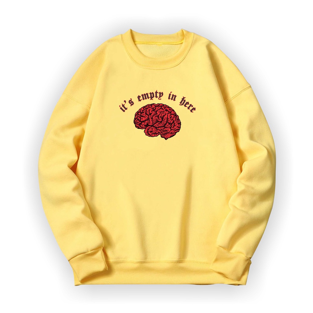 Human Brain Basic Sweater II Human Brain Sweater Crewneck II Sweatshirt SIZE M - XL ( Pria &amp; Wanita / Anak &amp; Dewasa )