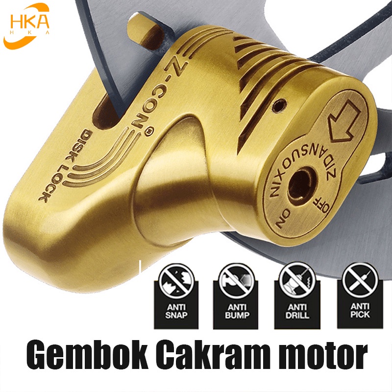 Gembok Cakram motor Gembok Cakram Kunci Rem Sepeda motor