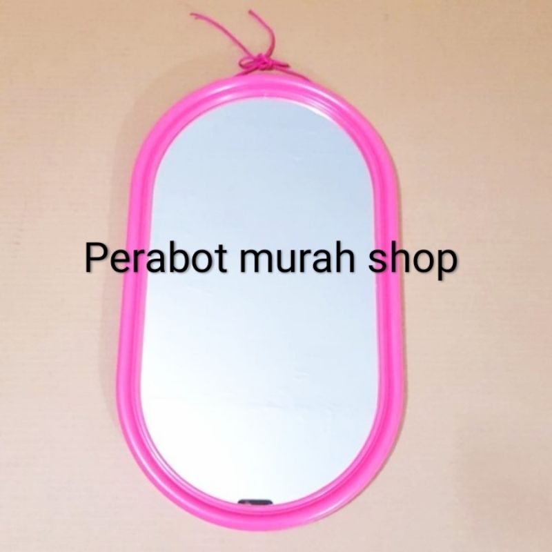 cermin/cermin oval Maspion/kaca kamar mandi/cermin gantung/cermin kamar tidur