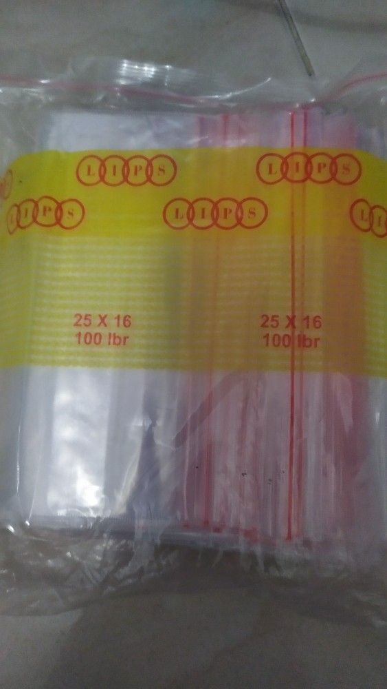Plastik Klip Uk 16x25, Plastik Zipper Lock