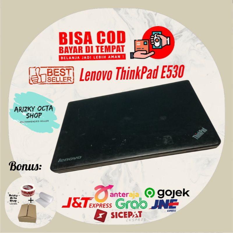 LENOVO THINKPAD E530 CORE I7 GEN 3 RAM 4GB HDD 1TB(1000GB) WEBCAM DVD LCD 15INCH NUMERIK KEYBOARD