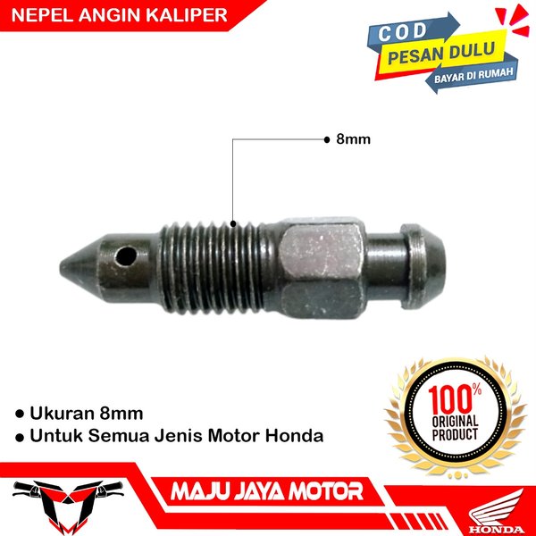 Baut Nepel Bleeder Pembuangan Angin Minyak Rem Kaliper Honda M8 8mm