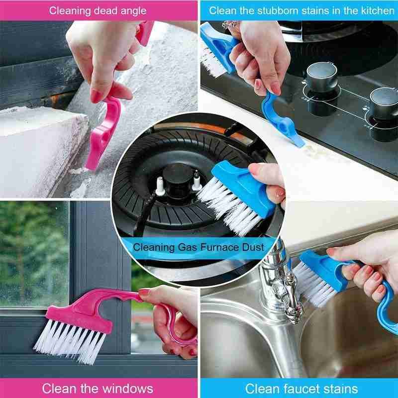 1 Pcs Multifunctional Swan Shape Nylon Window Sill Slot Cleaning Brush