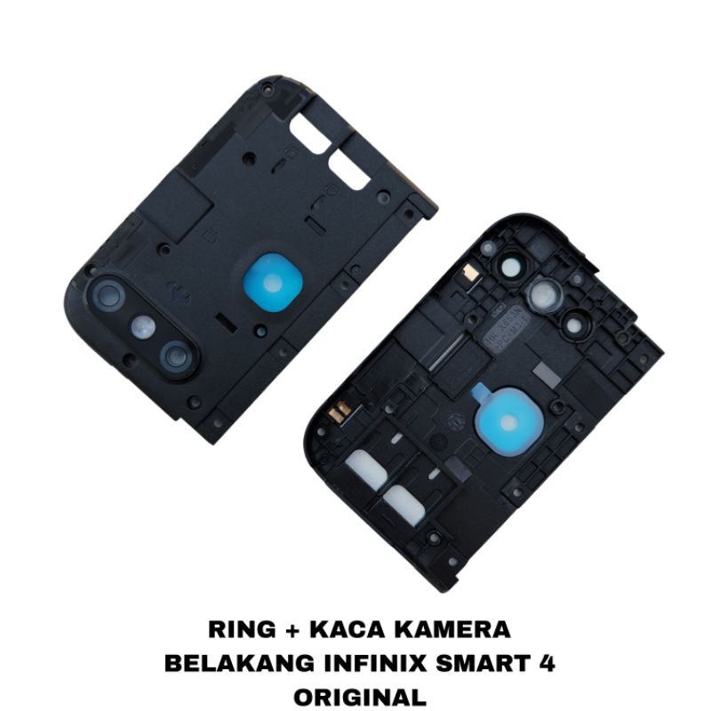 RING + LENSA CAMERA / KACA KAMERA BELAKANG INFINIX SMART 4 ORIGINAL