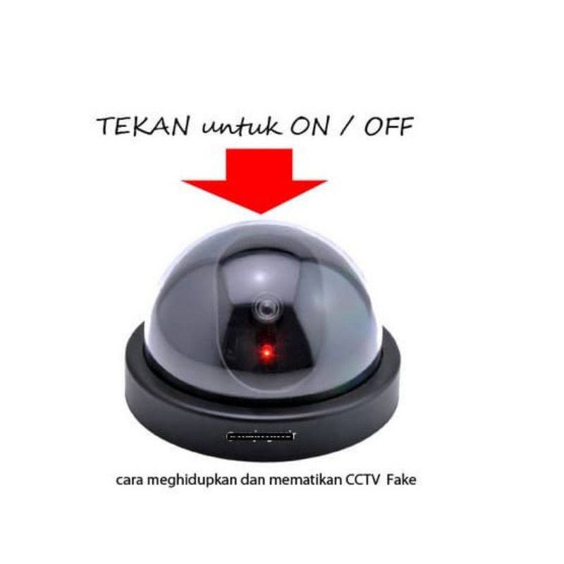 CCTV Dummy Palsu / Fake CCTV / Kamera CCTV Rumah Toko Replika Tiruan Lampu