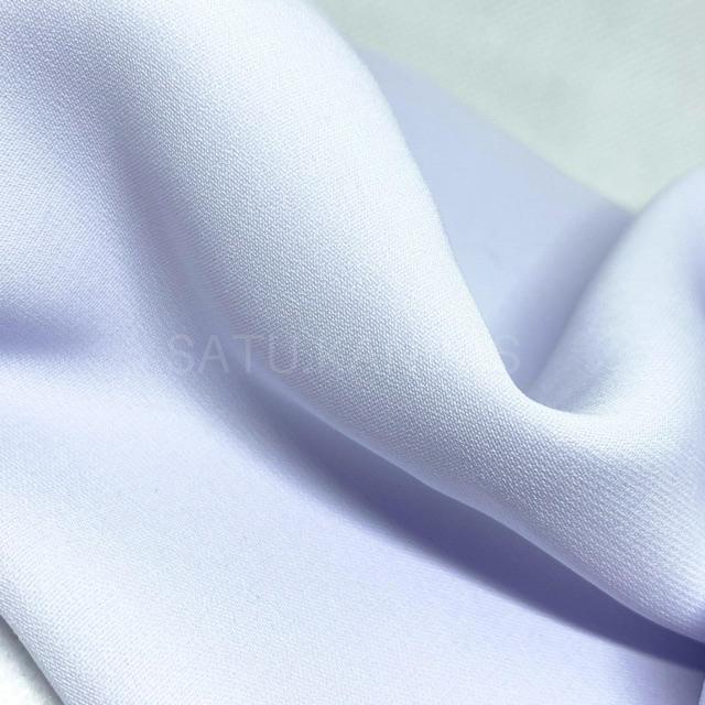 Kain wolvis / wolvis / kain woolpeach / woolpeach PREMIUM GRADE A-Putih