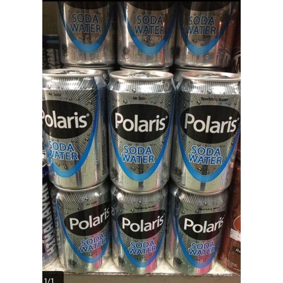 

Polaris 330ml soda water 1dus isi 24kaleng