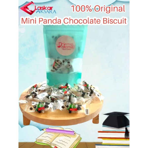 Mini Panda Chocolate Biscuit | Biskuit Panda Coklat