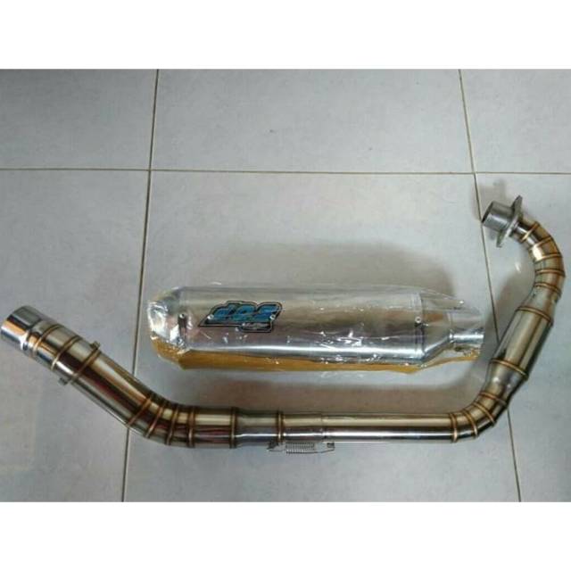 Knalpot dos kapsul leher bom tengah vixion mega pro gl pro cb150 r old tiger