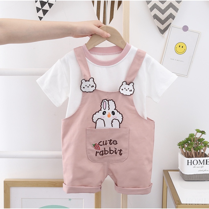 babyfit R- SUPER OVERALL baju kodok celana pendek anak unisex clothes import