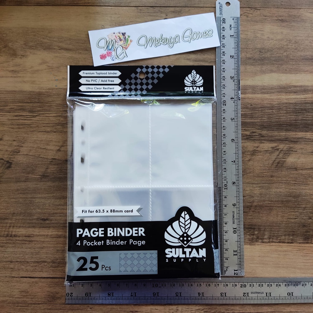 Sultan 8p A5 7 hole 25 Sleeve 4p Page Binder 67x92mm 2R Pokemon Sport KPop 6-ring inner dicon
