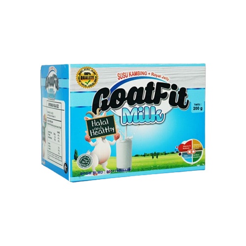

Susu Kambing Etawa GOATFIT PUTIH SACHET Milk ORIGINAL 10 SACHET / Goat Fit