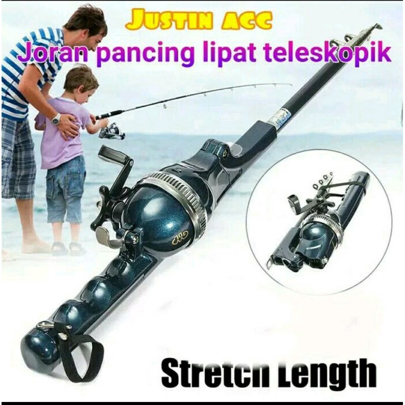 joran pancing lipat fishing folding