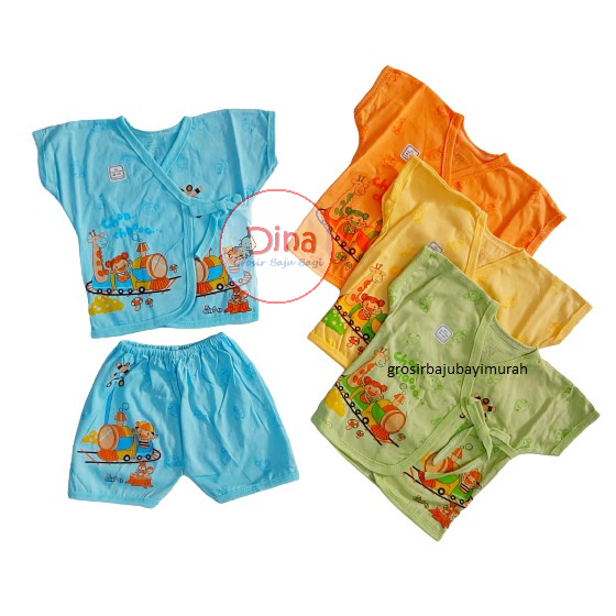 baju bayi SET KIMONO PENDEK  bayi baru lahir