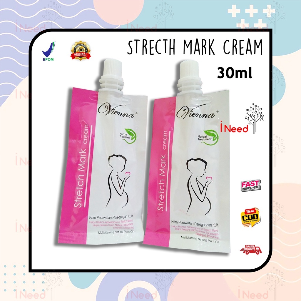 (INEED) (Sachet) VIENNA STRETCH MARK CREAM - 30ML BPOM