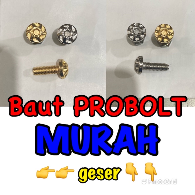 baut 10 probolt baut M6 probolt baut variasi baut plat nomer 270