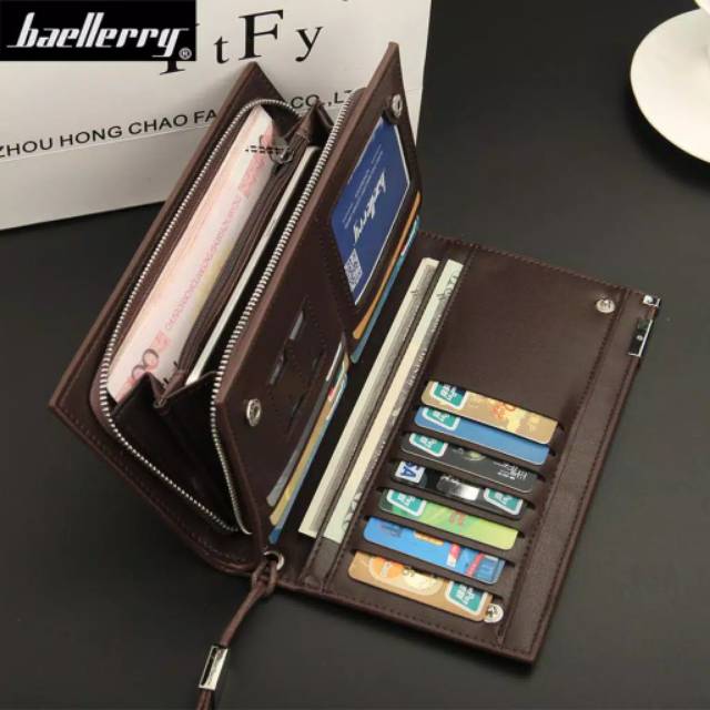 Wallet Dompet Kulit Pria Wanita Import Premium Quality Keren Gaya Banyak Slot Kartu