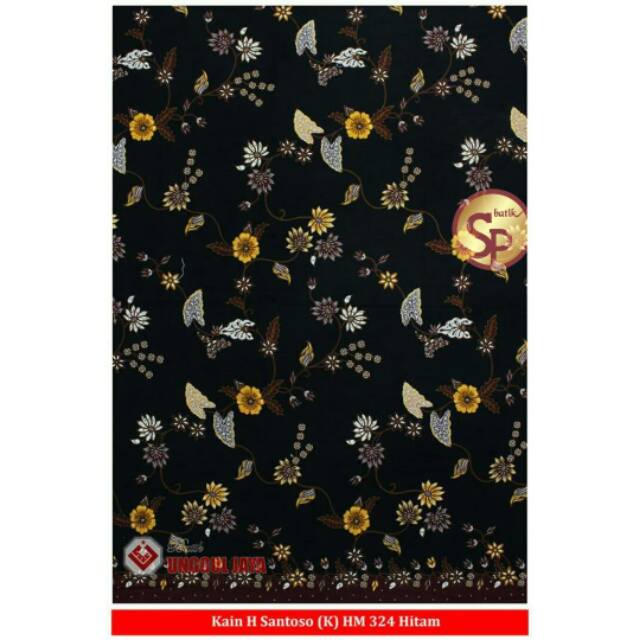 KAIN BATIK H. SANTOSO HITAM MANIS