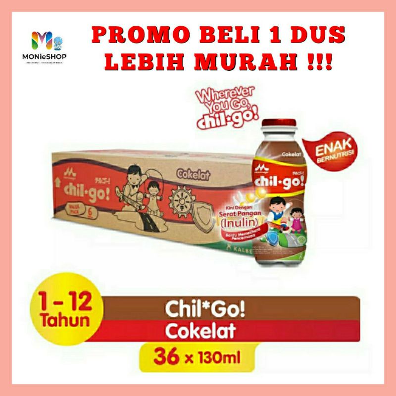

MONIESHOP - Morinaga Chil Go / Chilgo Milk 130ml Karton (36 Morinaga Chil go UHT 130ml karton