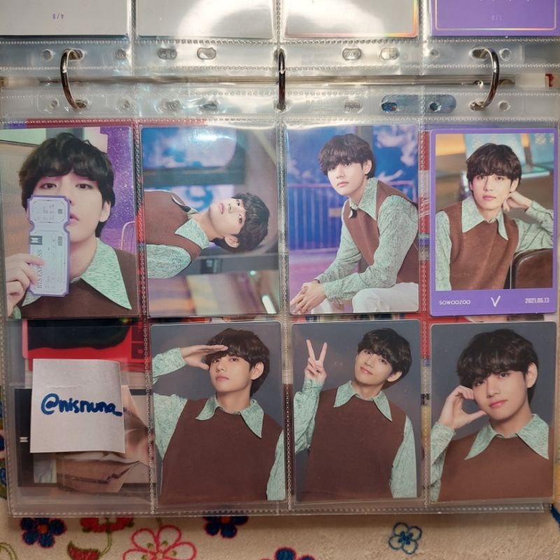 BTS Sowoozoo Mini Photocard Taehyung