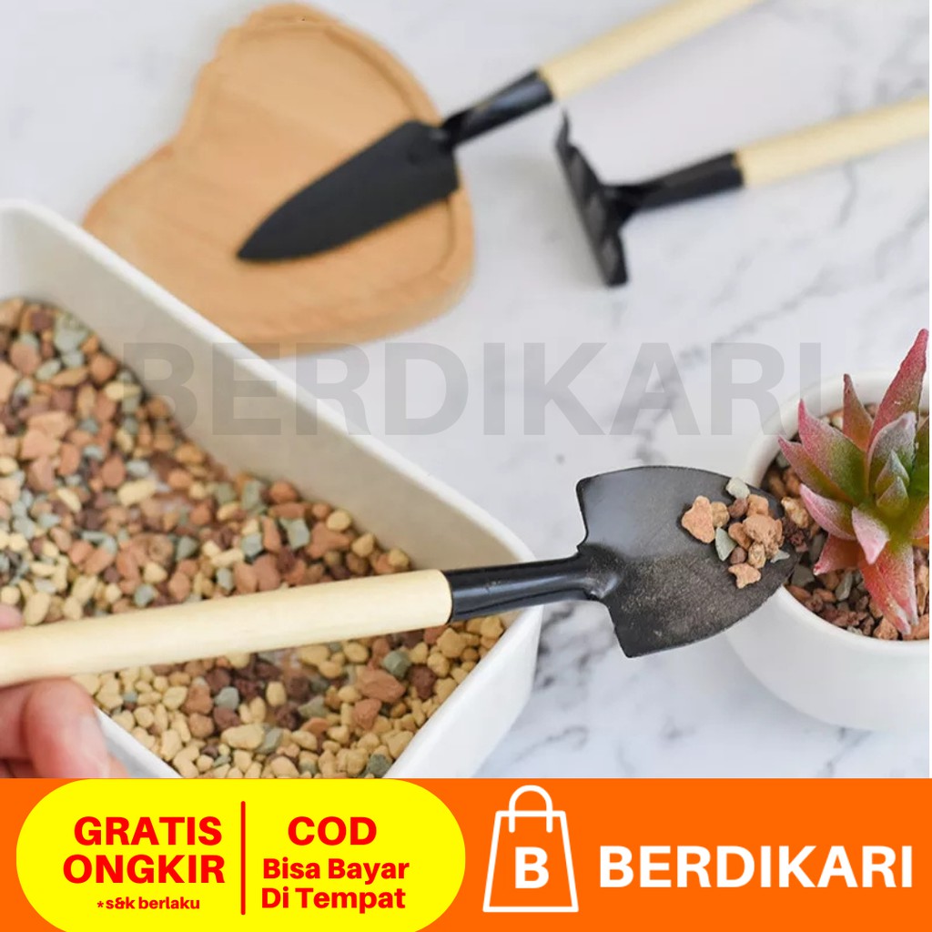 Alat Berkebun 3 in 1 / Sekop Mini / Cangkul Mini