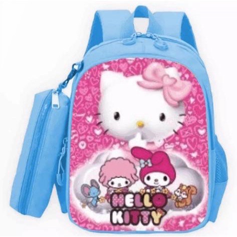 [RAMADHAN SALE] Promo Ransel Anak Sekolah Ransel 2 in 1 TAS TK SD SMP SMA Tas Anak Tas Cewek Cowok Terbaru Motif Hello Kitty