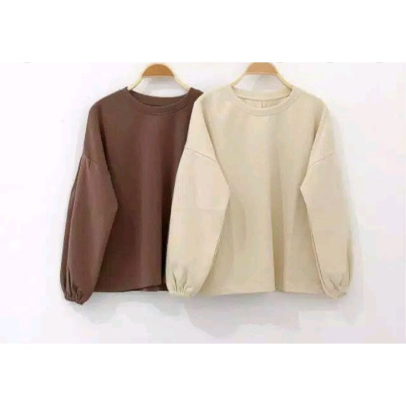 Sweater crop sweater wanita sweater Oversize sweater korea sweater IBEL