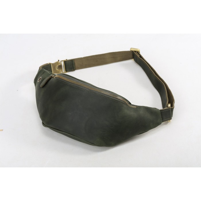 Tas Selempang Pria Kulit Asli Waist Bag Kulit DEXTER Cammo By Napoleon