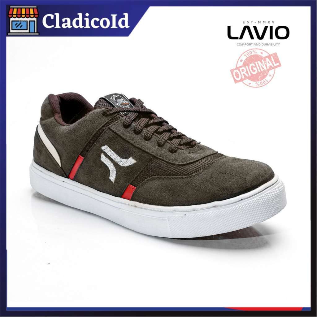 SEPATU SNEAKERS PRIA KEREN SNEAKER CASUAL OUTDOOR  ORIGINAL ANAK MUDA NONGKRONG SEKOLAH LAVIO