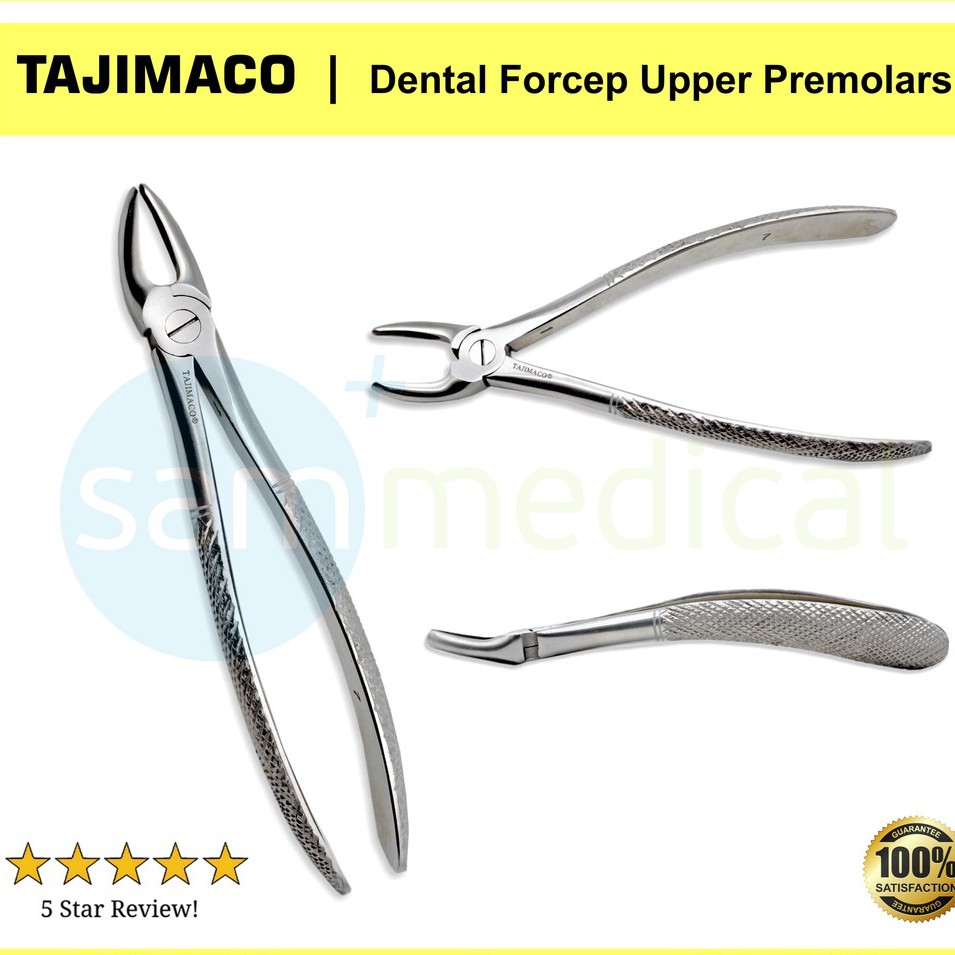 Tajimaco Dental Forcep Upper Premolars / Tang Cabut Gigi