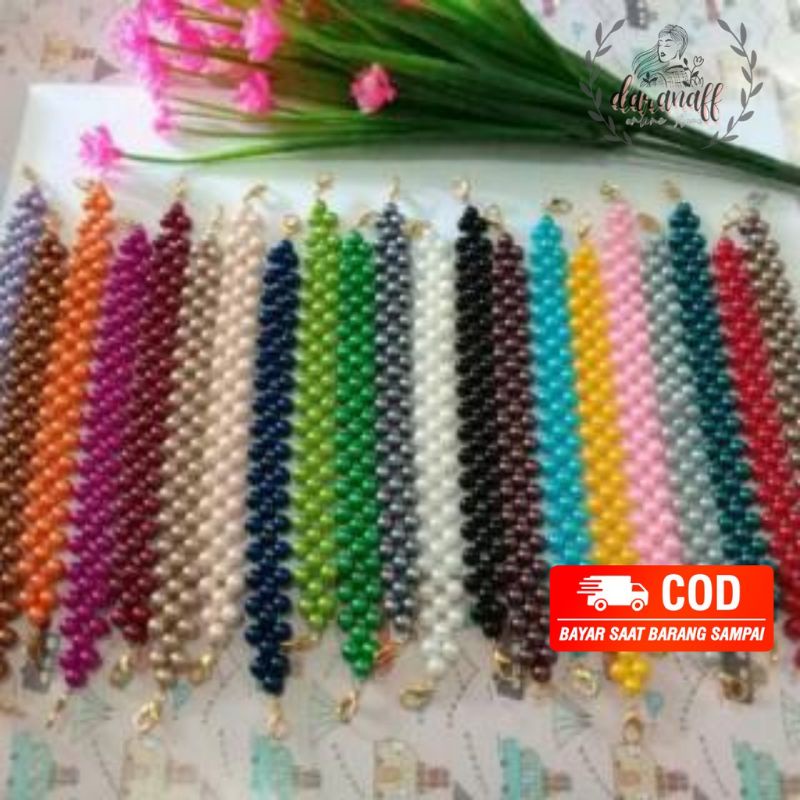 konektor masker, pengait masker, cantelan masker, konektor mutiara, konektor mewah, aksesoris masker