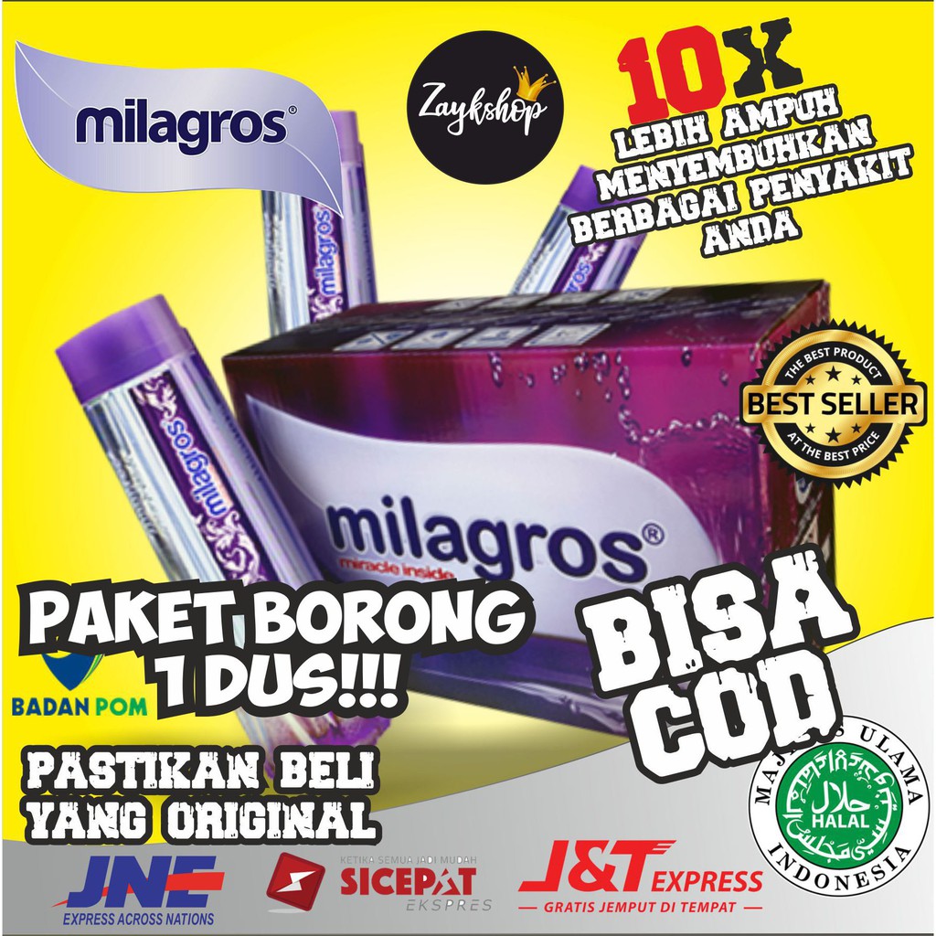 

Air Milagross Air Kesehatan PH tinggi Original 1 Dus