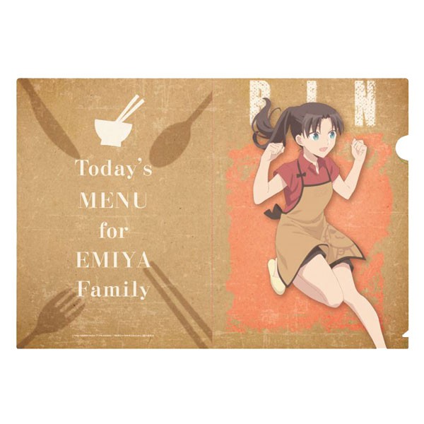 

A4 Clear File Rin Tohsaka - Emiya-san Chi no Kyou no Gohan / Today's Menu for the Emiya Family