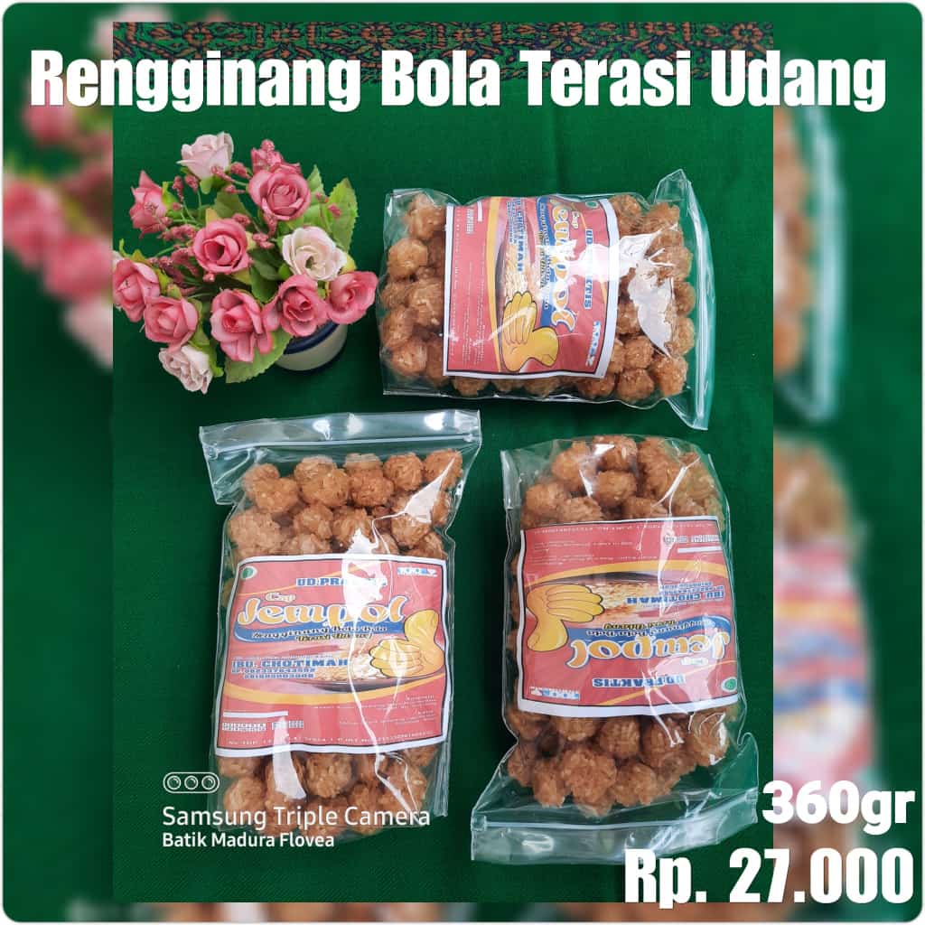 

Camilan Khas Madura Rengginang Bola Terasi Udang (JEMPOL)